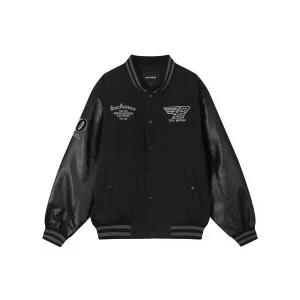 [버커루][버커루] 남성) PU배색 바시티 다운 점퍼 (B244DW440P) (P003717001)