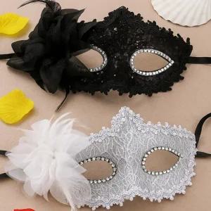 큰손 레이스 파티가면 가면무도회 할로윈 코스튬 카니발 마스크 축제 소품 안대 오페라 의상 화려한