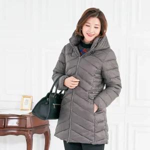 [모슬린]엄마옷 에코 솔라볼 패딩 점퍼 516FGH093 마담중년여성빅사이즈50대60대