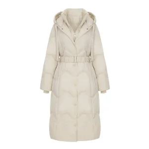 [티뷰] 워머후드레이어드벨티드롱패딩_V5D-VPD009