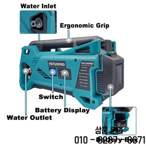 PATUOPRO 500W 무선 급수 기계 워터 펌프 충전식 Makita 호환 18V 배터리 용 정원 공구