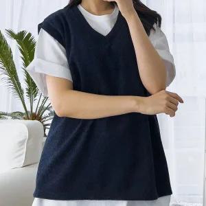 [하프클럽/]남자 골지 하이넥 집업 니트 가디건 5C-CA-Q109-곤색