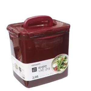 락앤락 물김치통(HPL828HWN)-5L-뉴와인칼라 와인컬러 김장김치 보관용기