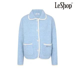 [르샵](타임스퀘어점패션관)카라 배색 니트 가디건-L2F45KCD190