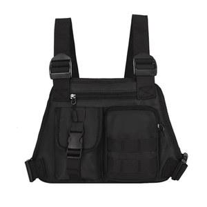 등산 운동을 하는 남성을 위한 동커 가슴 조끼 가방, 방지 전술 리그 가방 조절 가능한 여행