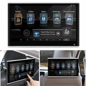 11.6인치 안드로이드 11인치 뒷좌석용 터치스크린 자동차 TV 헤드레스트 모니터(앰비언트 라이트 포함), 4K 비디오/WiFi/블루투스/에어플레이/HDMI 입력/USB/SD 카드/미러 링크, 4+64G 지원