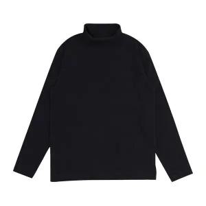[블루테일]AYH1TS08BB 슬림 블랙 목폴라 티셔츠