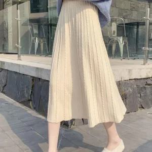 [아우트]예쁜 스웨트 롱치마 니트 롱 스커트 치마