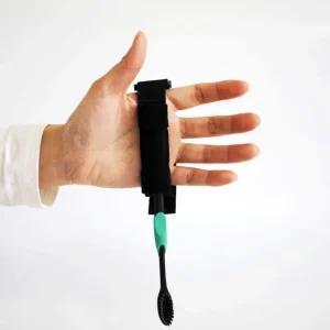 [제이커머스]노인 찍찍이 식사 보조대 재활 훈련 흔들림 방지 홀더 그립 고정벨트 보조그립 스푼꽂이 찍찍