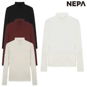 [네파](타임스퀘어점패션관)여성 가을겨울 기모 하이넥 목폴라 티셔츠 7K85349