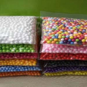 작은 거품 구슬 스티로폼 미니 공 공예 폴리스티렌 폼