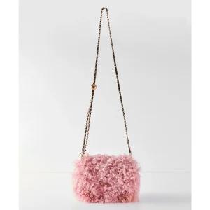 60핑크클라우드러블리천연양털백