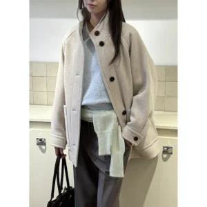 [리스트](김해점) 울 트윌 하이넥 자켓