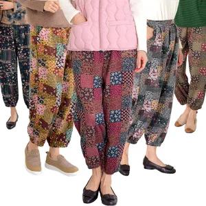 [엄마옷 로즈맘] 민조꽃기모밴딩바지