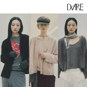 [아쇼라] 디아레 화이트캐시100 브러쉬 가디건