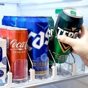 캔음료 디스펜서 냉장고 정리선반 일반형 3라인 31cm