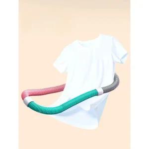 슬림 칼로리 줄훌라후프 훌라후프 운동기구 스프링 체중감량 실버이온 벨트+핑크그린그레이