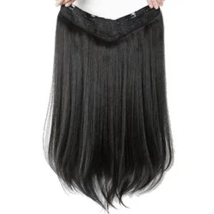 클립형 숱커버 긴머리가발 부분가발 묶은머리가발 여성가발 스트레이트 반가발 긴머리