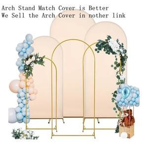 1PCS 골드 웨딩 아치 스탠드 파티 장식 풍선 프레임 배경 홀더 브래킷  4FT 5FT 6FT 7.2FT
