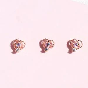 [콩심팥심](낱개판매) 하트팝 이너컨츠 귓바퀴 헬릭스 피어싱