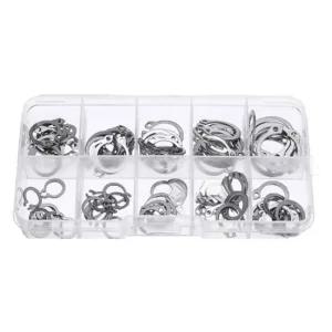 SUS 축용 STW C링 사이즈별 304 스냅링 150PCS 세트 스냅링 고정링 기계C링 304스냅링 축용스냅링