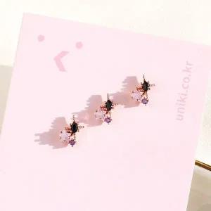 [콩심팥심](낱개판매) 루시퍼 썬더 별 트라거스 귓바퀴 피어싱