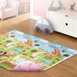 거실 아기 유아 놀이방 매트 어린이집 양면 대형 캐릭터 소음방지 방음 슬개골탈구 애견 발코니