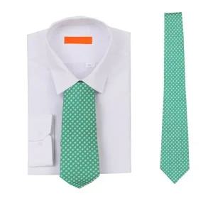 젠틀타이 그린 플라워 도트 수동넥타이 (폭8.5cm) (WE705FE)