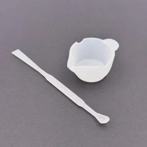 레진아트 레진공예 믹싱 도구 글루컵 홀 실리콘 계량 컵과 주걱 스크래퍼 막대