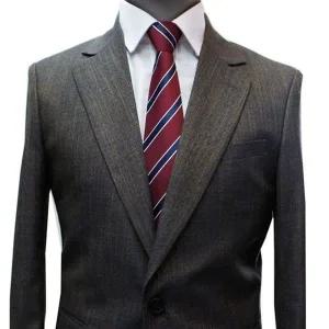 고품질 젠틀타이 와인네이비 사선 자동넥타이 (폭8.2cm) 니트넥타이 (WE7059D)