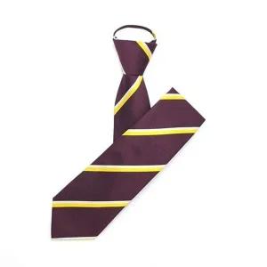 고품질 젠틀타이 와인실버 사선 자동넥타이 (폭6.8cm) 니트넥타이 (WE70594)