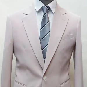 고품질 젠틀타이 그레이실버 사선 자동넥타이 (폭7cm) 니트넥타이 (WE7058B)