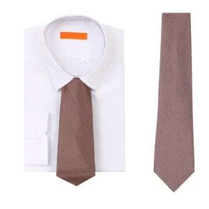 고품질 젠틀타이 베이지브라운 고급 수동넥타이 (폭8.5cm) (WE705FD)