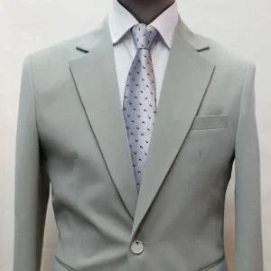 고품질 젠틀타이 그레이 실버 강아지 자동넥타이 (폭8.5cm) (WE705C2)