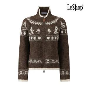 [르샵] 스키 노르딕 짜임 니트 집업 가디건 (BPAKC019A)