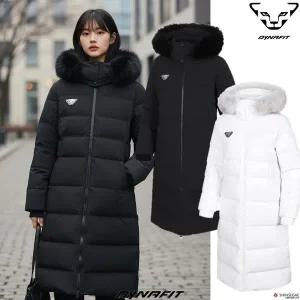 [다이나핏](센텀시티점)YWW24536[다이나핏]여성 벌스 블루폭스퍼 유러피언 구스다운 롱패딩자켓(기존가 ...