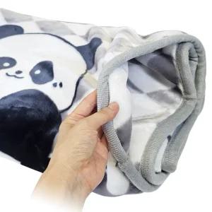 겨울 무릎 담요 숄 블랭킷 부드러운 극세사 판다 대형 100X125 전용가방 포함