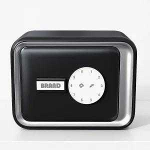 디지털 금고형 저금통 4자리 비밀번호 다이얼식 미니 인테리어 금고 저금함