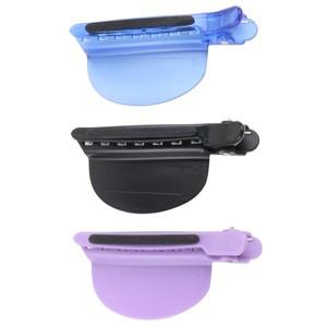 케라틴 팁 두피 보호 클립  모발 연장 설치용 PVC 분리기 파란색 절단 1 봉지 2 개