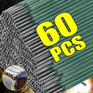 10 60PCS 탄소강 용접봉 도금 파이프 가정용 전극 초극세 철판 도구 납땜 얇은 아연