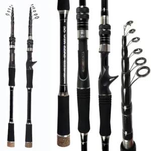 초경량 루어 낚싯대베이트 액션낚싯대 텔레스코픽 스피닝패스트 민물낚시세트 팅 1020g18M21M24M27M