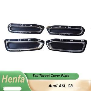 Henfa 테일 스로트 배플 후면 바 가이드 플레이트, 밝은 커버, 프레임, 4KD807319A, 아우디 A6L C8 용