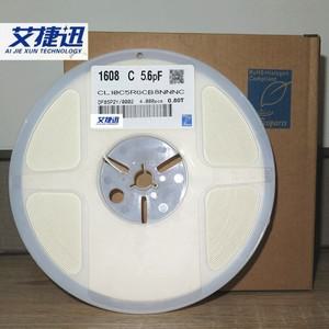 4000 릴 칩 커패시턴스, CL10C5R6CB8NNNC, 0603, 5.6pF, 5R6C, 50V ± 0.25PF, C0G