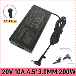 충전기 전원 45*30mm 20V 200W PC액세서리 A21200P2B 10A MS1563 노트북 용 1582A200A022P AC A18150