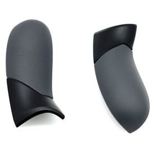 Deal4GO 그레이 소프트 터치 고무화 오른쪽 왼쪽 레일 교체용 리어 핸들 그립 백 패널 Xbox One 엘리트 컨트롤러 1698(타사)