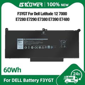 SKOWER DJ1J0 F3YGT 배터리 Dell Latitude 7000 7280 7380 7290 7390 7480 7490 E7280 E7380 E7480 E7290 E