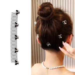 잔머리고정핀 나비 잔머리 고정 헤어핀