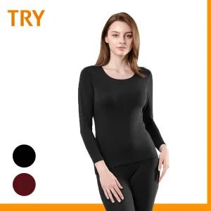 쌍방울 TRY 히트업더블라이트 J71 여성용 상하 내복 1세트 TWLIJ71