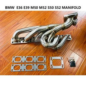 흡기 매니폴드 KUNGFU  동일한 길이 탑 마운트 T3 T4 터보 배기  BMW E36 E39 M50 M52 S50 S52 325I M3 RHD