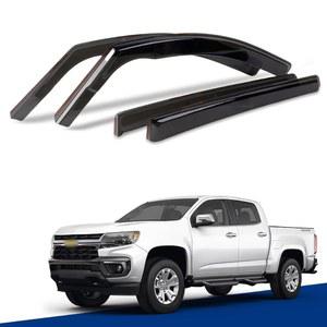 2015-2022 콜로라도 크루 캡, GMC 캐니언 레인 가드 선 실드 윈도우 디플렉터, 4pcs와 호환되는 에이스라이드 인채널 바이저